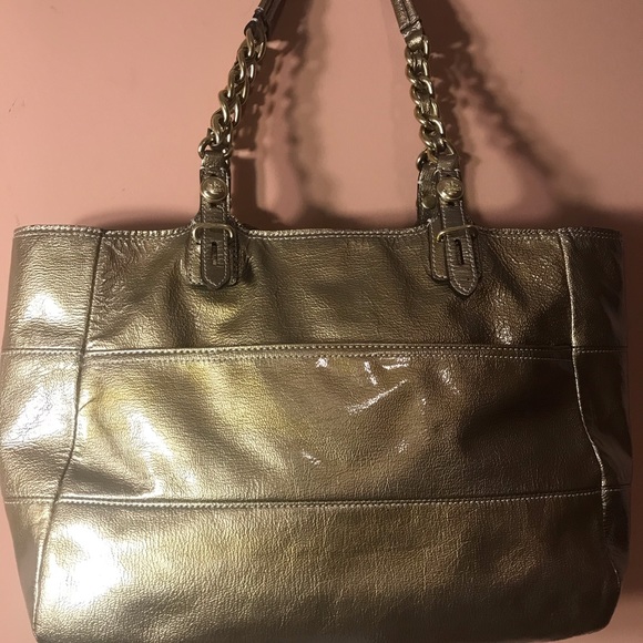 Coach Gold Handbag - Picture 6 of 6